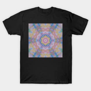 P22C, Abstract Geometric Colorful Unique Original Zen Contemporary Art T-Shirt